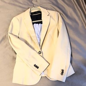 Zara Blazer size M Beige with blue interior